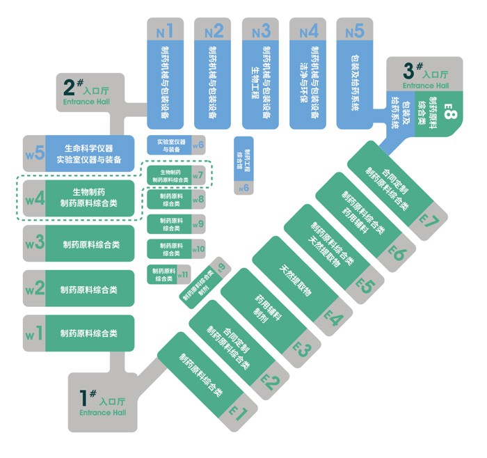开云体育新人生物 展会分布图